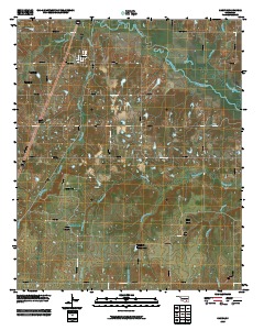 Caney 2009 topographic map thumbnail