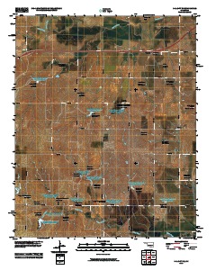 Dill City NE 2010 topographic map thumbnail