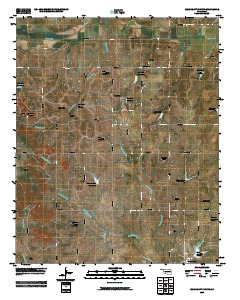 Elmore City North 2009 topographic map thumbnail