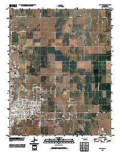 Enid East 2010 topographic map thumbnail