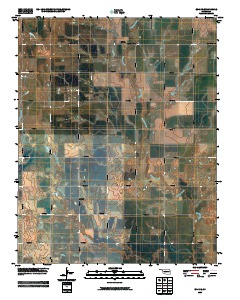 Enid SE 2009 topographic map thumbnail