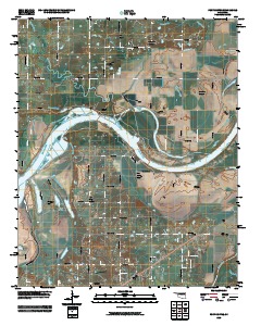 Fort Coffee 2010 topographic map thumbnail