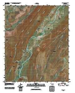 Dunbar 2010 topographic map thumbnail