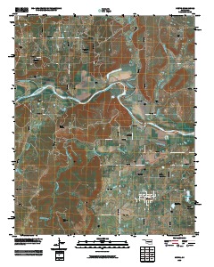 Dustin 2010 topographic map thumbnail