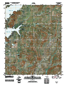 Foyil 2010 topographic map thumbnail
