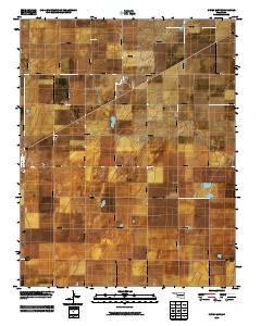 Keyes East 2010 topographic map thumbnail