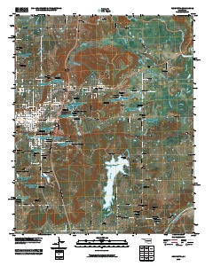 Henryetta 2010 topographic map thumbnail