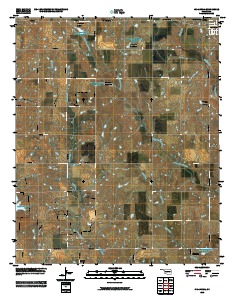 Indiahoma 2010 topographic map thumbnail