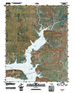Kaw City 2009 topographic map thumbnail