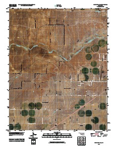 Goodwell NE 2010 topographic map thumbnail