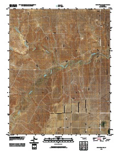 Goodwell NW 2010 topographic map thumbnail