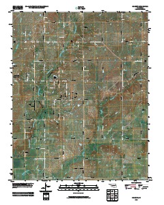 Oglesby 2010 topographic map thumbnail
