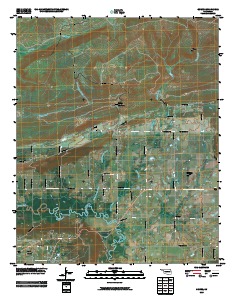 Gowen 2009 topographic map thumbnail