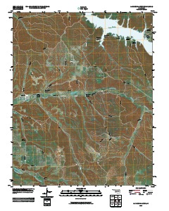 Lake Eucha West 2010 topographic map thumbnail