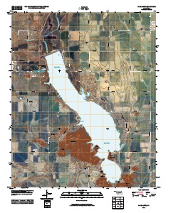 Lake Altus 2010 topographic map thumbnail