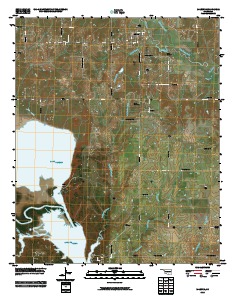 Milburn 2010 topographic map thumbnail