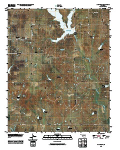 Lake Fuqua 2010 topographic map thumbnail
