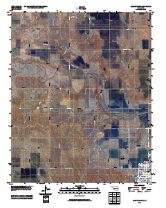 Mangum North 2010 topographic map thumbnail