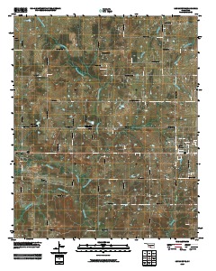 Lone Grove 2009 topographic map thumbnail