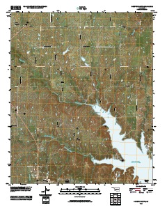Kingston North 2010 topographic map thumbnail