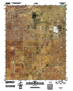 Laverne 2010 topographic map thumbnail