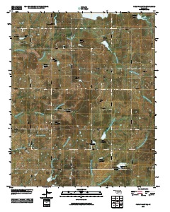Pauls Valley NE 2010 topographic map thumbnail