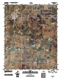 Okarche 2009 topographic map thumbnail