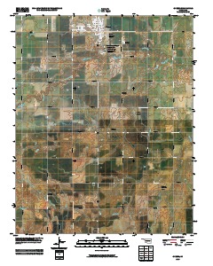 Okeene 2009 topographic map thumbnail