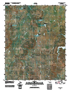 Okfuskee 2010 topographic map thumbnail