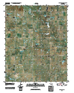 Okmulgee NE 2010 topographic map thumbnail
