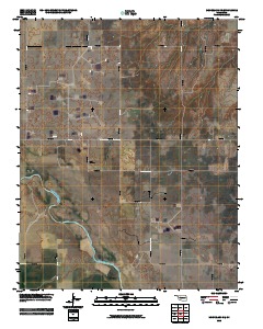 Mooreland SE 2010 topographic map thumbnail