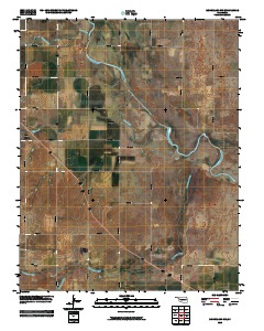 Mooreland SW 2010 topographic map thumbnail
