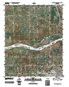 Northwest Muskogee 2010 topographic map thumbnail