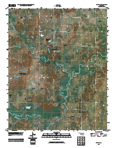 Nuyaka 2010 topographic map thumbnail