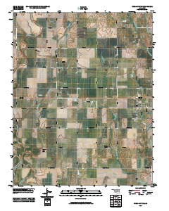 Ponca City NW 2010 topographic map thumbnail