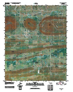 Red Oak 2010 topographic map thumbnail