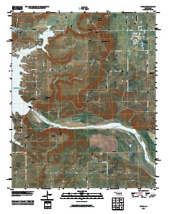 Porum 2010 topographic map thumbnail