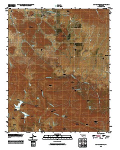 Saddle Mountain 2010 topographic map thumbnail