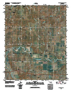 Shawnee NE 2010 topographic map thumbnail