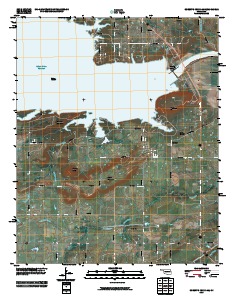 Robert S Kerr Dam 2010 topographic map thumbnail