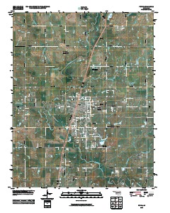 Pryor 2010 topographic map thumbnail