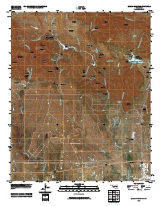 Quanah Mountain 2010 topographic map thumbnail