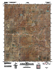 Quinlan 2010 topographic map thumbnail