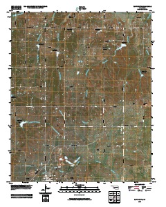 Roff North 2009 topographic map thumbnail