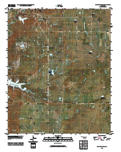 Sulphur South 2010 topographic map thumbnail