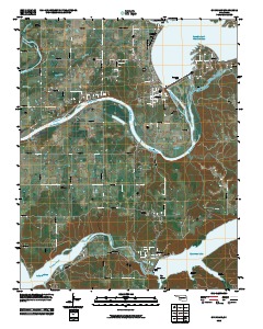 Spavinaw 2010 topographic map thumbnail