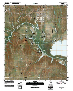 Tishomingo 2009 topographic map thumbnail