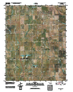 Tonkawa SE 2009 topographic map thumbnail