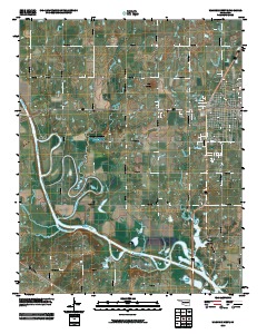 Wagoner West 2010 topographic map thumbnail