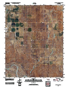 Waynoka East 2010 topographic map thumbnail